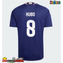 Camisa de Futebol Japão Takefusa Kubo #8 Equipamento Principal Mundo 2026 Manga Curta